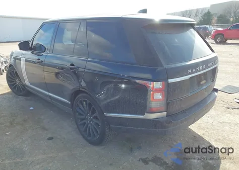 2017 Land Rover Range Rover 3.0L V6 Turbocharged Diesel Td6 z USA, uszkodzony, nr VIN SALGR2FK1HA368226